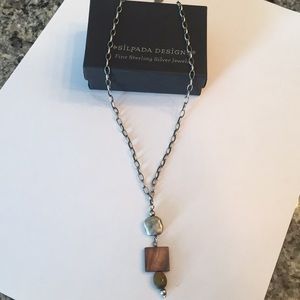 Silpada Tiger’s Eye MOP Necklace